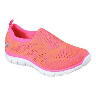 skechers slip on womens orange