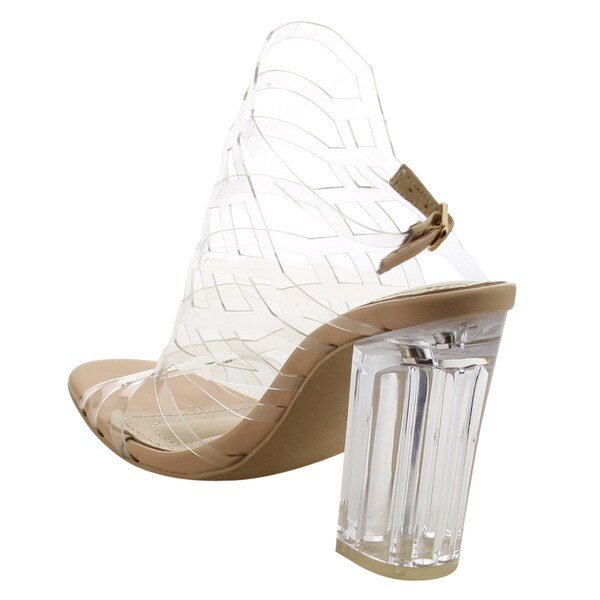 women's lucite shoes