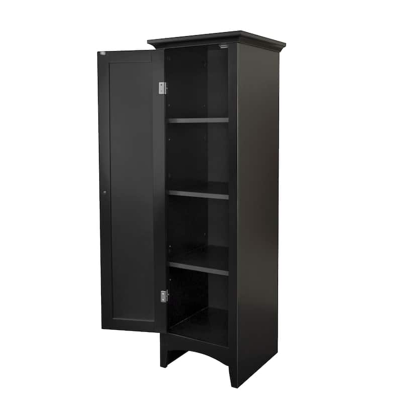 OS Home and Office White One Door Kitchen Storage Pantry
