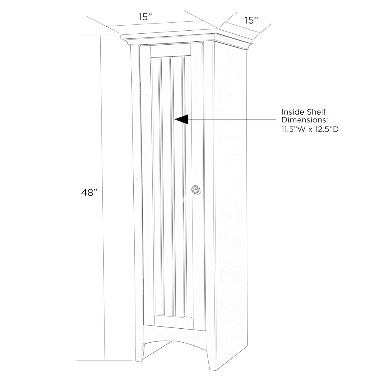 Shop Os Home And Office White One Door Kitchen Storage Pantry On Sale Overstock 15029102 White