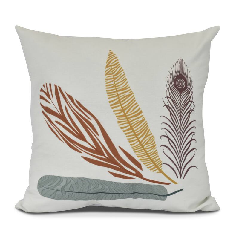 Feather Stripe Indoor Pillow