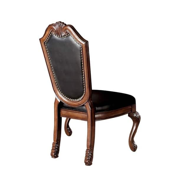 Shop Queen Anne Desk Chair Set Free Shipping Today >> Acme Furniture Chateau De Ville Black And Cherry Chair Set Of 2 Shop Queen Anne Desk Chair Set Free Shipping Today >> Acme Furniture Chateau De Ville Black And Cherry Chair Set Of 2
