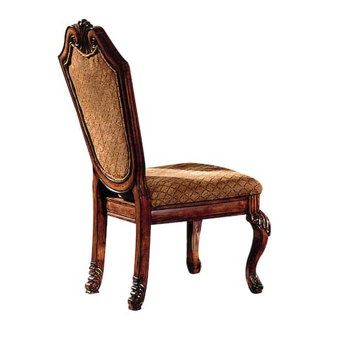 Acme Furniture Chateau De Ville Two-tone Cherry Wood Chairs (Set of 2)