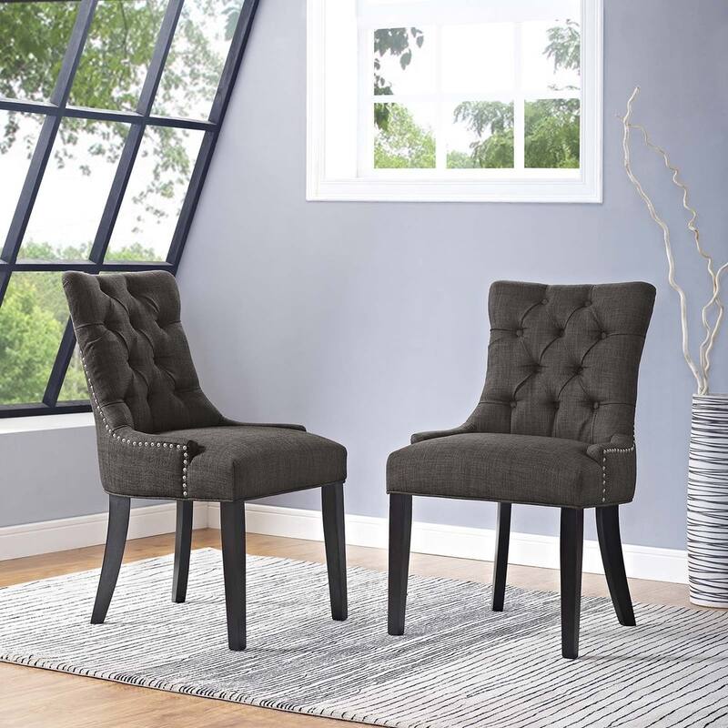 Modway Regent Fabric Dining Chair (Set of 2)