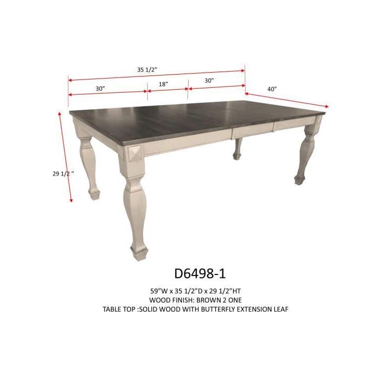 Dining Room Table with leaf extension