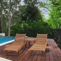 Havenside Home Tottenville 3-piece Patio Lounger Set