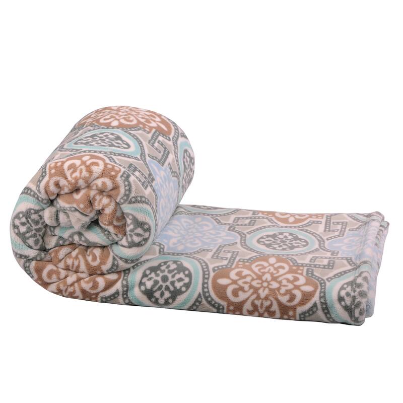 Flannel Velvet Risa Throw