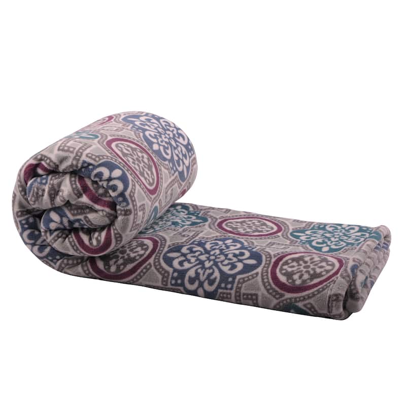 Flannel Velvet Risa Throw