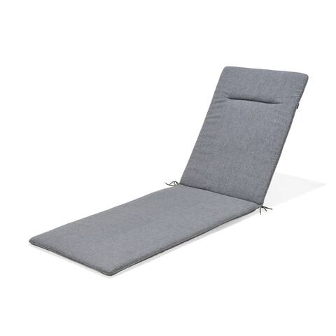 Amazonia Chaise Lounger Cushion, Grey