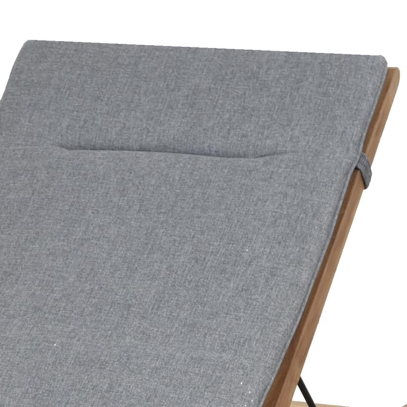 Amazonia Chaise Lounger Cushion, Light or Dark Grey