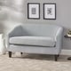 preview thumbnail 7 of 11, Justine Fabric Loveseat by Christopher Knight Home Light Grey