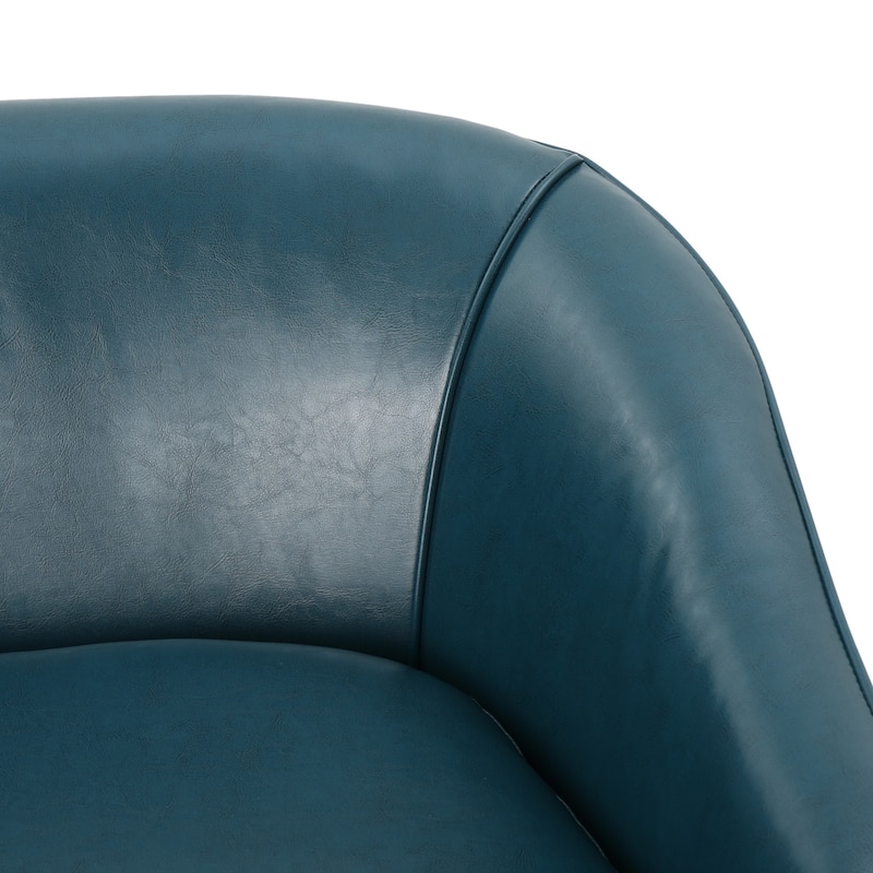 Justine Faux Leather Loveseat by Christopher Knight Home