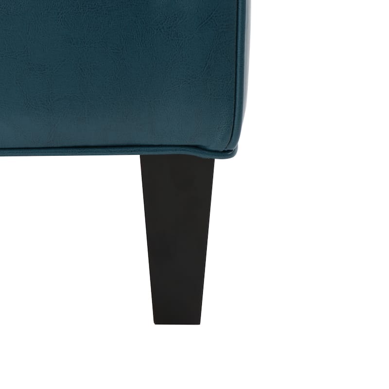 Justine Faux Leather Loveseat by Christopher Knight Home