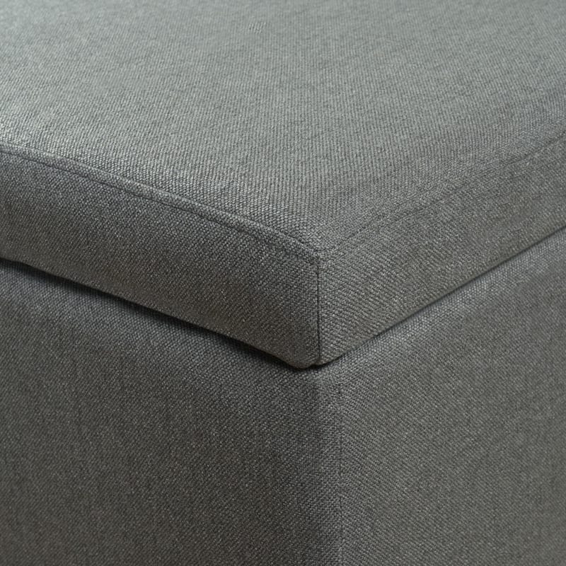 York Fabric Storage Ottoman Bench by Christopher Knight Home