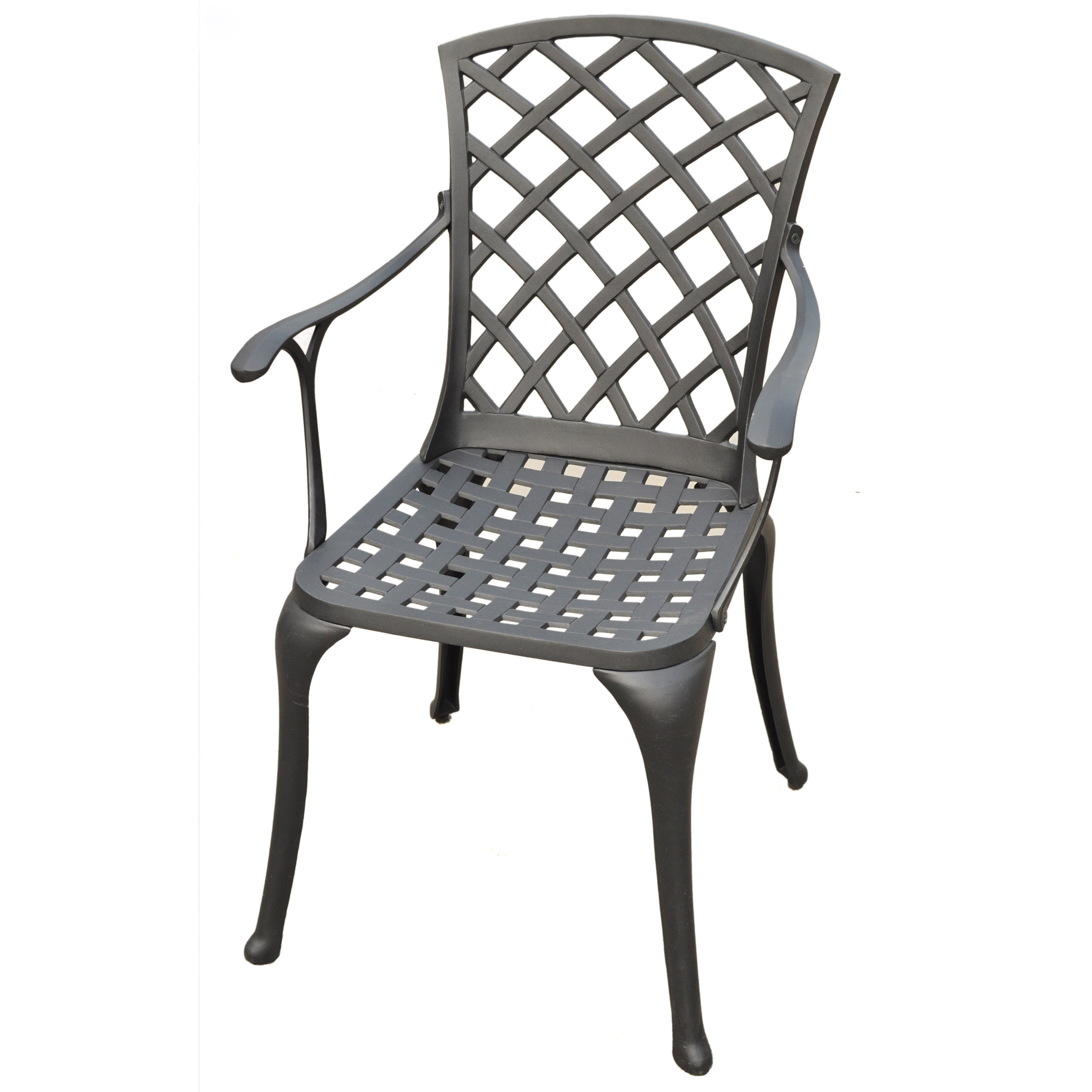 High back discount aluminium outdoor chairs