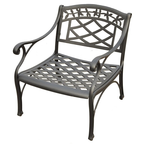 Cast aluminum club discount chairs