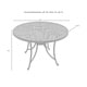 Sedona 46" Five Piece Cast Aluminum Outdoor Dining Set in Black - Thumbnail 3
