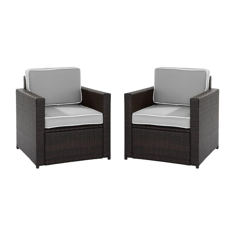 Palm Harbor 2 Piece Wicker Outdoor Set