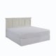 preview thumbnail 3 of 6, Seaside Lodge Off-White 2-Piece King Headboard and Nightstand Set by homestyles