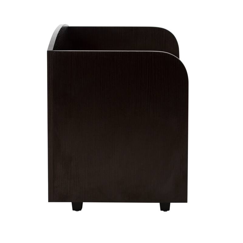 Studio Designs Paws & Purrs Pet Sofa Bed with Storage Drawer and Washable Cover Espresso/Sand