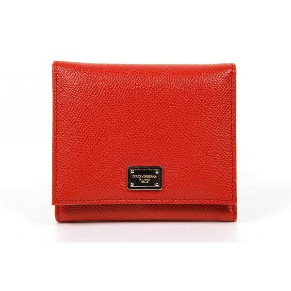Dolce & Gabbana Blood Orange Ladies' Wallet (As Is Item) - Overstock ...