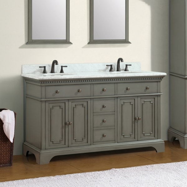 61 inch vanity double sink