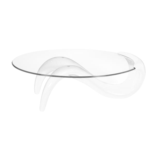 Best Master Furniture Oval Coffee Table