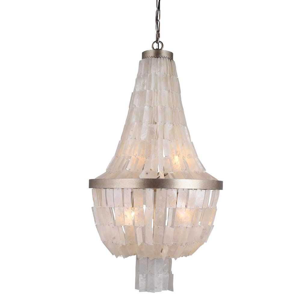 AA Warehousing 3 Light Chandelier in Silvery Gold finish