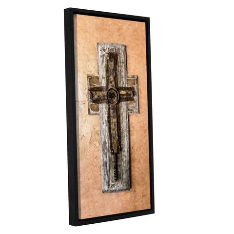 Scott Medwetz's 'Cross in Mexico ' Gallery Wrapped Floater-framed Canvas