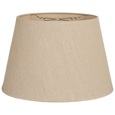 Royal Designs Linen Tapered Shallow Drum Hardback Lamp Shade