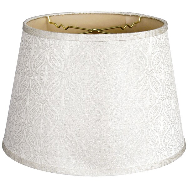 white textured lamp shade