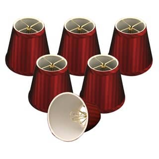 Red Lamp Shade Table Lamps Online At Our Best Royal Designs Burgundy Modified Bell Chandelier Lamp Shades 3 X 5 4