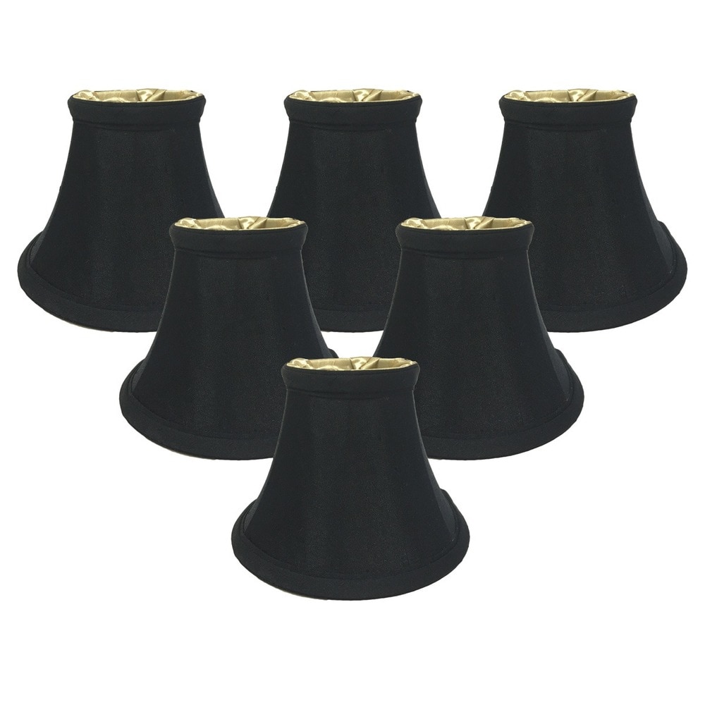 Royal Designs Blue Modified Bell Chandelier Lamp Shades, 3 Royal Designs Blue Modified Bell Chandelier Lamp Shades, 3