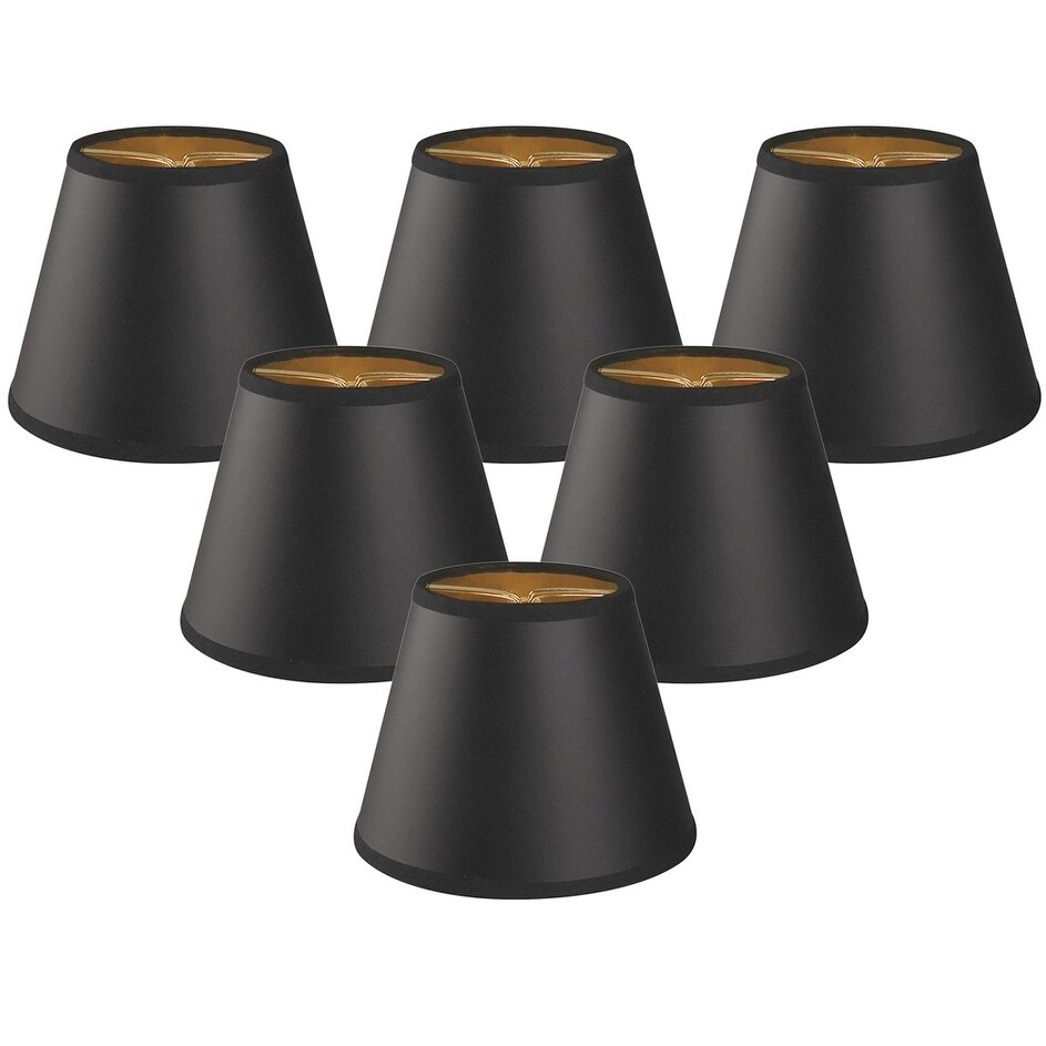Royal Designs 6 Black Deep Empire Chandelier Lamp Shade 4 Black Deep Empire Chandelier Lamp Shade