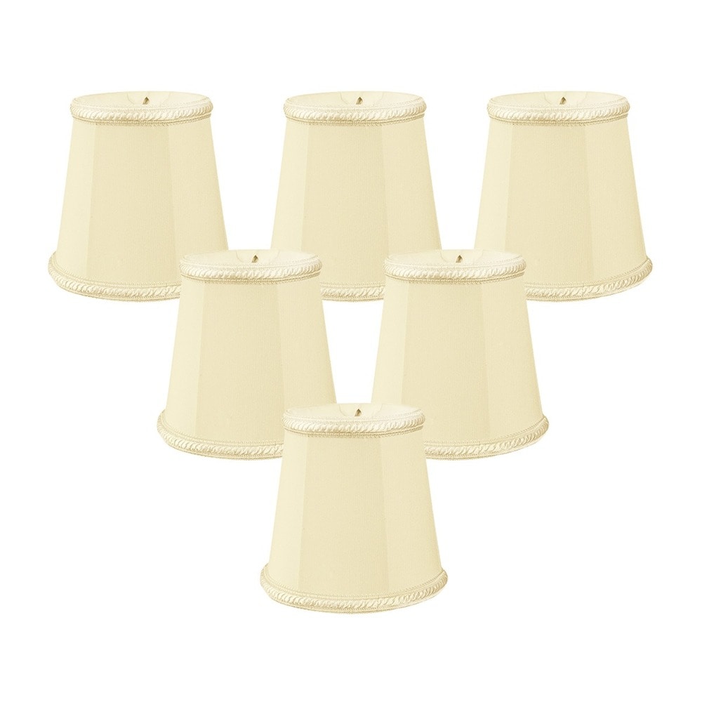 Royal Designs Blue Modified Bell Chandelier Lamp Shades, 3 Royal Designs Blue Modified Bell Chandelier Lamp Shades, 3