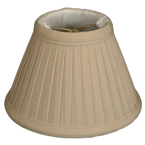 Clip-On Royal Designs Side Pleat Chandelier Shade 5 x 6 x 4.5 