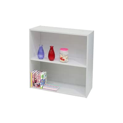 2-Tier Shelf Bookcase Storage Organizer