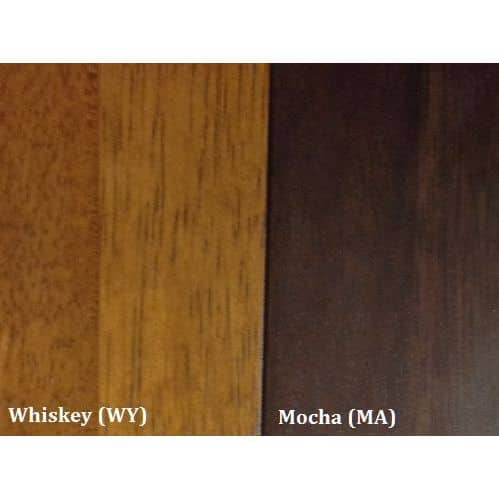 Round Art Deco Dining Table - Brown