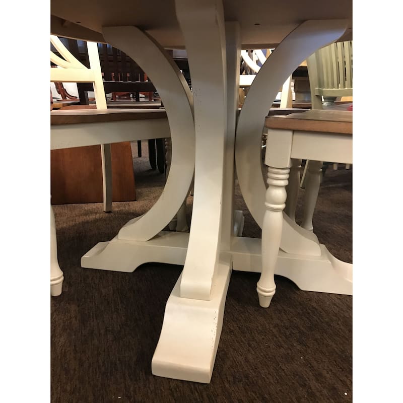 Round Art Deco Dining Table - N/A