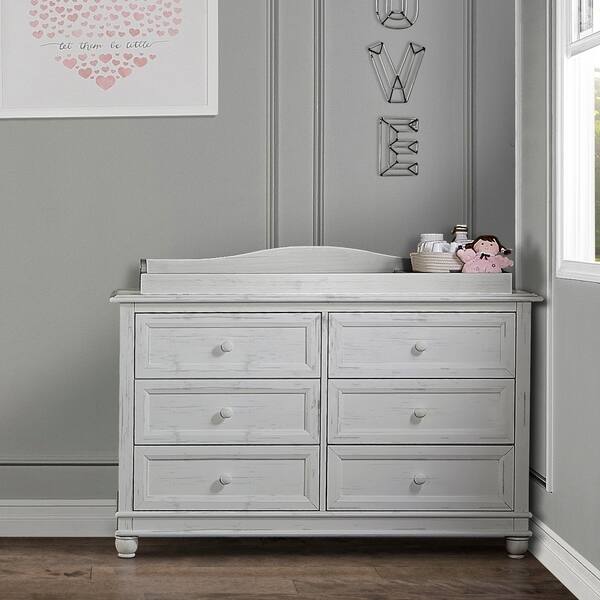 Shop Evolur Fully Assembled Changing Tray Antique Grey Mist