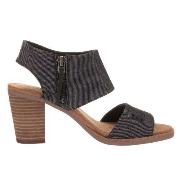 toms majorca sandal black denim