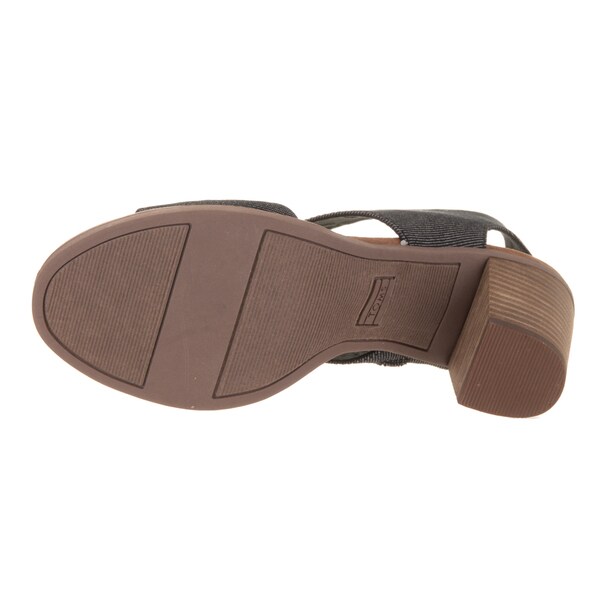 toms majorca sandal black denim