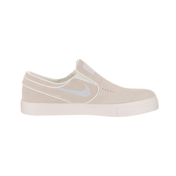 Nike Men's Stefan Janoski Beige Suede Slip-on Skate Shoes Size in