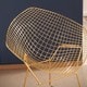 preview thumbnail 3 of 2, Abbyson Living Alexa Goldtone Iron Accent Chair