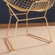 preview thumbnail 4 of 2, Abbyson Living Alexa Goldtone Iron Accent Chair