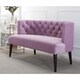 preview thumbnail 2 of 27, Celine Performance Fabric Tufted Settee Bench by Jennifer Taylor Home