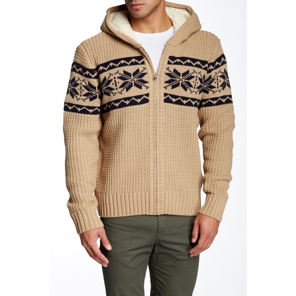 men's knit zip up sweater