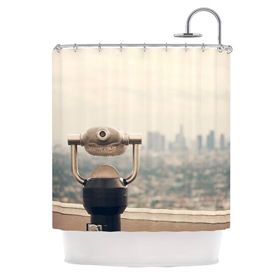 KESS InHouse Catherine McDonald The View LA Shower Curtain (69x70) - Multi - 69 x 70