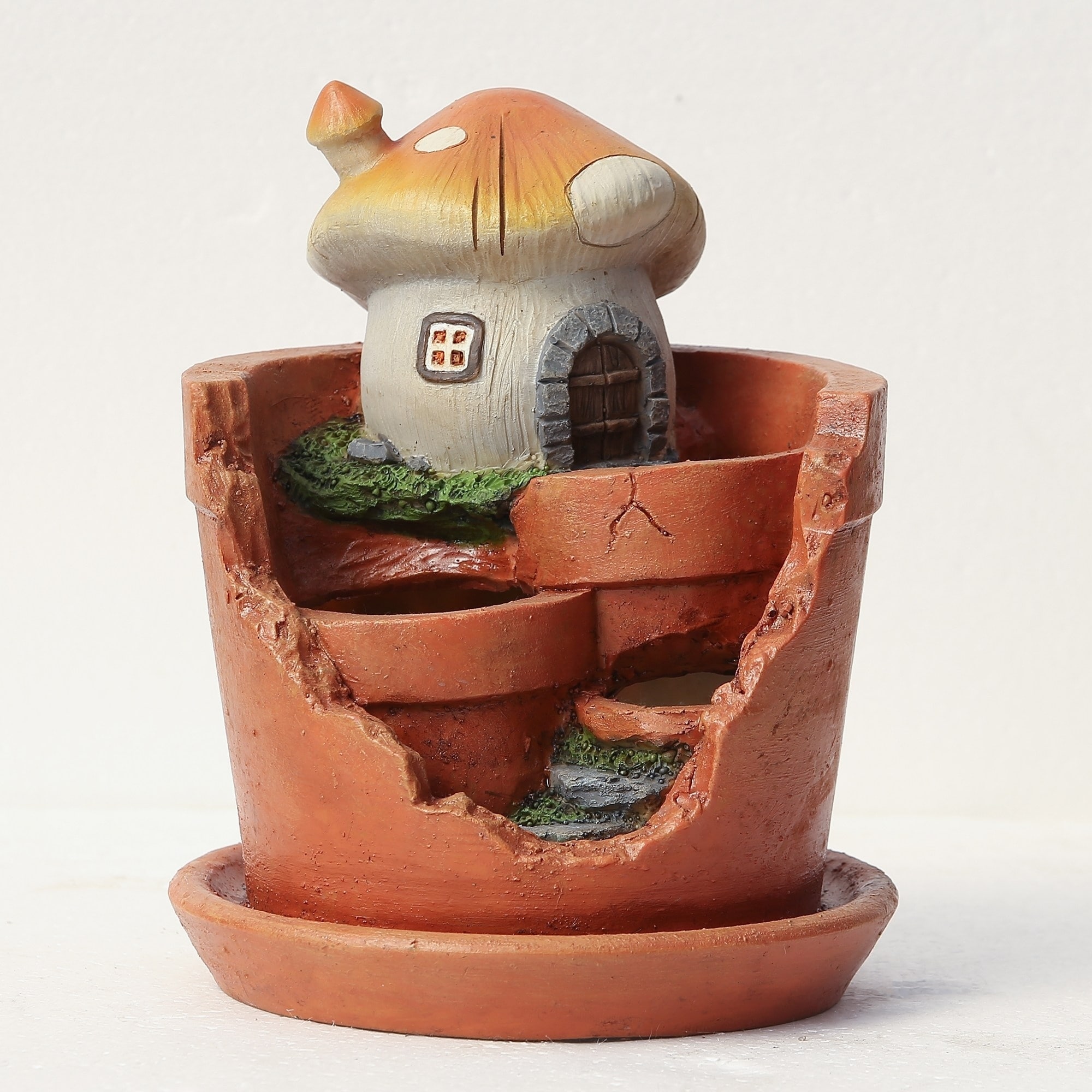 Details about   50pcs Mini Red Mushroom for Miniature Plant Pots Fairy Decor Garden Greenhouse 