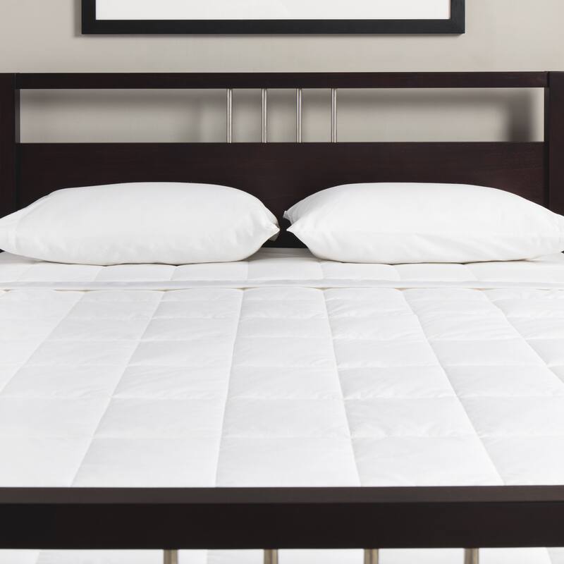 Chrome Accented Queen-size Platform Bed